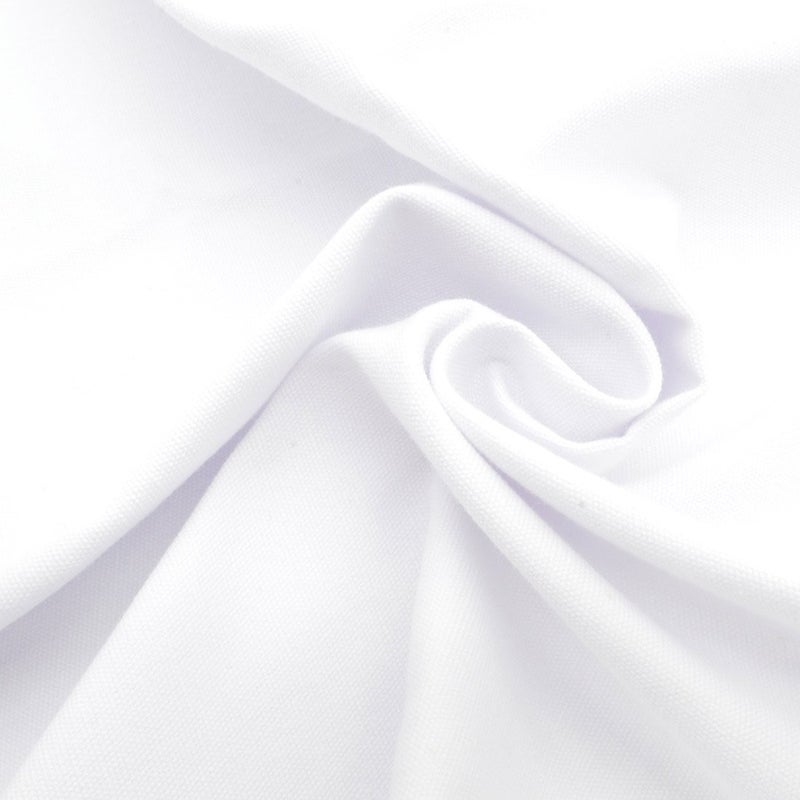 iNee 100% Cotton Fabric for Embroidery, Embroidery Fabric Cotton, 20 by 60-Inch, White - Image 1